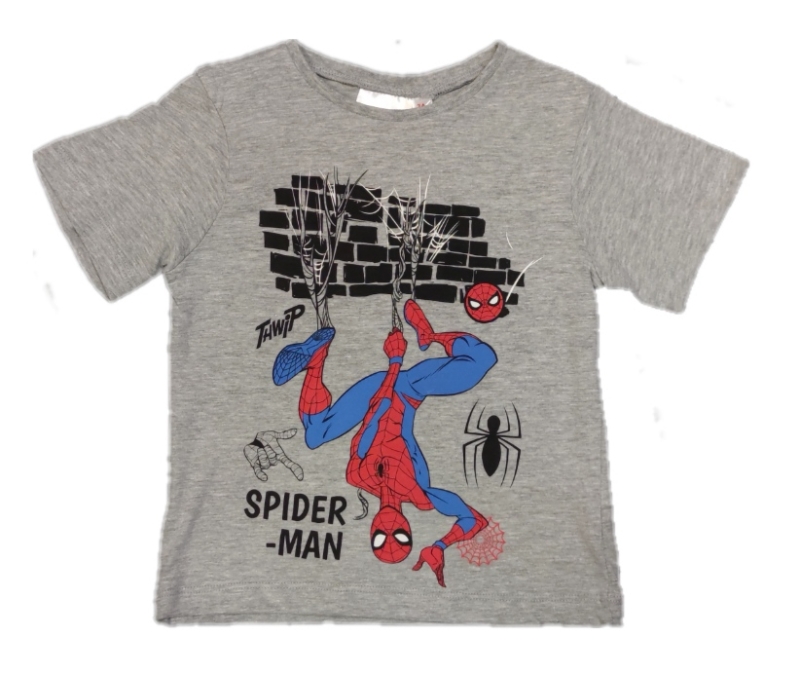 Spiderman T-Shirt Grau Überkopf